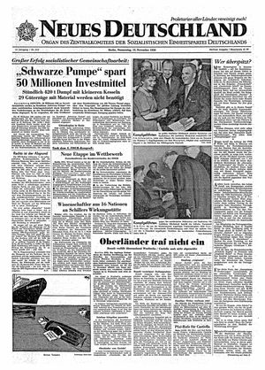 Neues Deutschland Online-Archiv vom 12.11.1959
