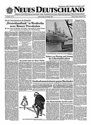 Neues Deutschland Online-Archiv vom 13.11.1959