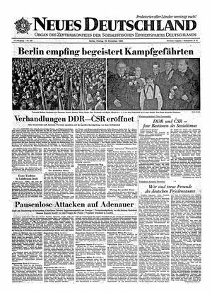 Neues Deutschland Online-Archiv vom 20.11.1959