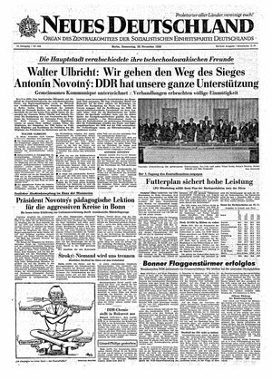 Neues Deutschland Online-Archiv vom 26.11.1959
