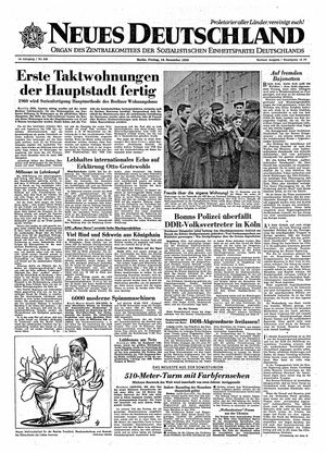 Neues Deutschland Online-Archiv on Dec 18, 1959