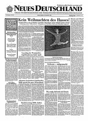 Neues Deutschland Online-Archiv vom 21.12.1959