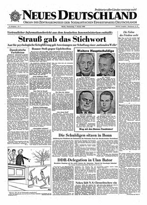 Neues Deutschland Online-Archiv vom 07.01.1960