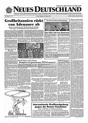 Neues Deutschland Online-Archiv vom 13.01.1960