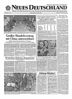 Neues Deutschland Online-Archiv vom 19.01.1960