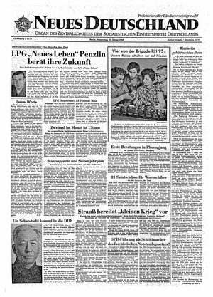 Neues Deutschland Online-Archiv vom 21.01.1960