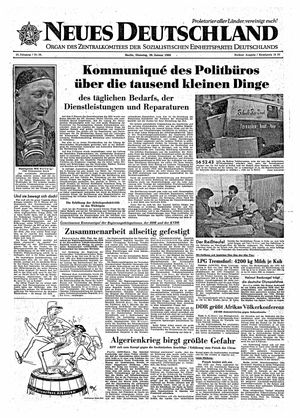 Neues Deutschland Online-Archiv vom 26.01.1960