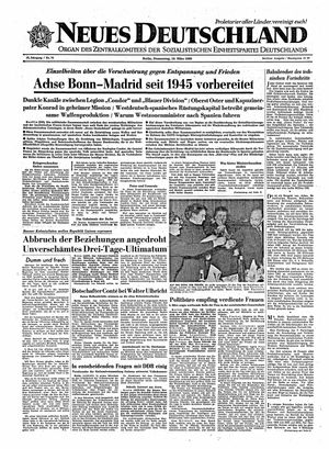 Neues Deutschland Online-Archiv vom 10.03.1960
