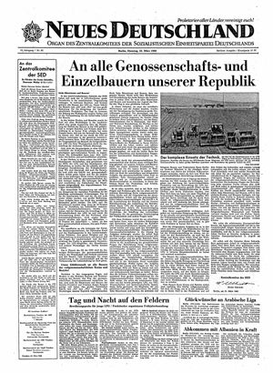 Neues Deutschland Online-Archiv vom 22.03.1960