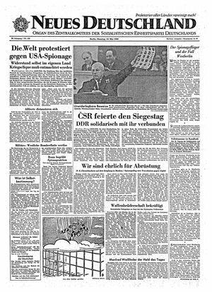 Neues Deutschland Online-Archiv vom 10.05.1960
