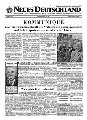 Neues Deutschland Online-Archiv vom 28.06.1960