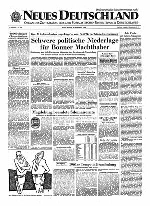 Neues Deutschland Online-Archiv vom 30.09.1960