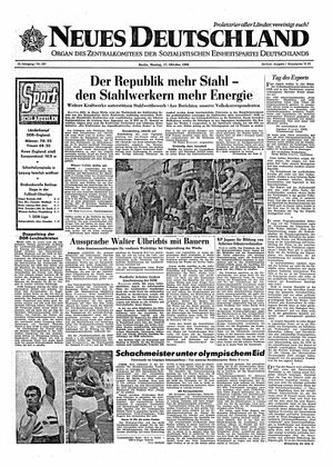 Neues Deutschland Online-Archiv vom 17.10.1960