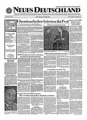Neues Deutschland Online-Archiv vom 14.11.1960