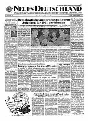 Neues Deutschland Online-Archiv vom 10.12.1960