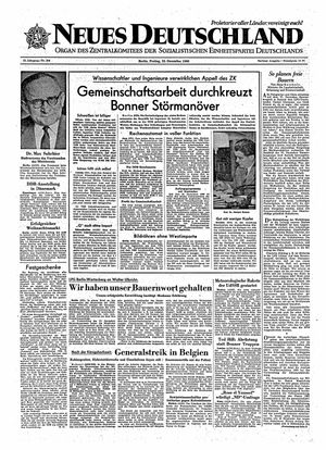 Neues Deutschland Online-Archiv vom 23.12.1960