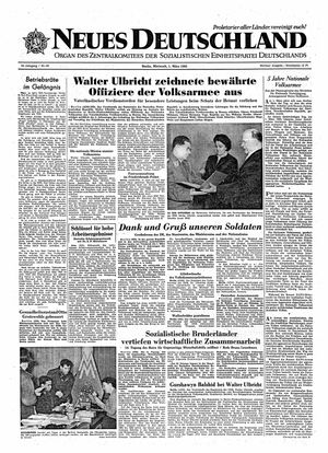 Neues Deutschland Online-Archiv vom 01.03.1961
