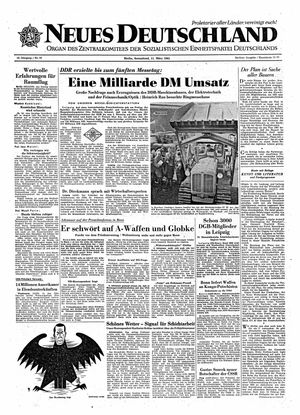 Neues Deutschland Online-Archiv vom 11.03.1961