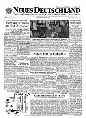 Neues Deutschland Online-Archiv on Mar 30, 1961