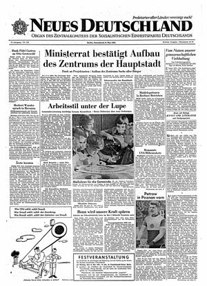 Neues Deutschland Online-Archiv vom 06.05.1961