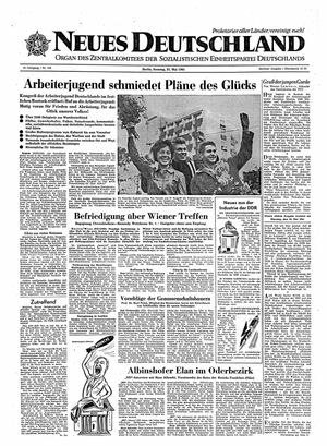 Neues Deutschland Online-Archiv on May 21, 1961