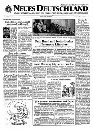 Neues Deutschland Online-Archiv vom 26.05.1961