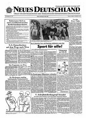 Neues Deutschland Online-Archiv vom 28.05.1961