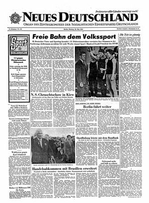 Neues Deutschland Online-Archiv vom 29.05.1961