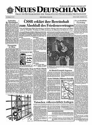 Neues Deutschland Online-Archiv vom 18.06.1961