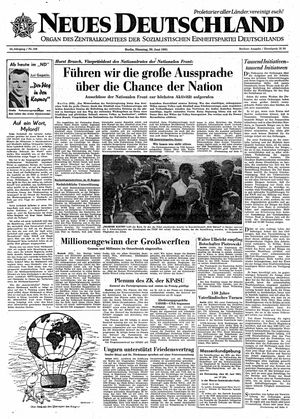 Neues Deutschland Online-Archiv vom 20.06.1961
