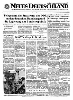 Neues Deutschland Online-Archiv on Jun 29, 1961