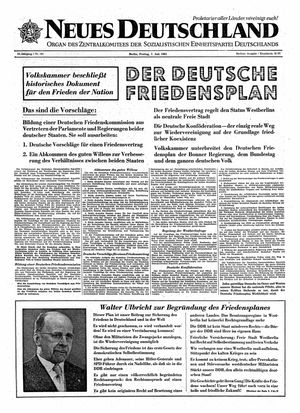 Neues Deutschland Online-Archiv vom 07.07.1961