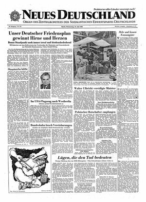 Neues Deutschland Online-Archiv vom 13.07.1961