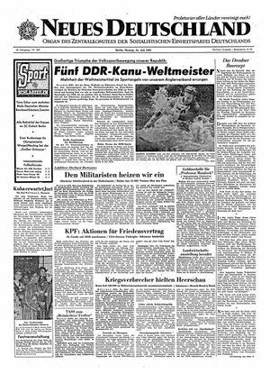 Neues Deutschland Online-Archiv on Jul 24, 1961
