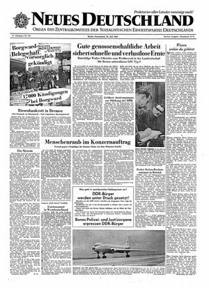 Neues Deutschland Online-Archiv vom 29.07.1961