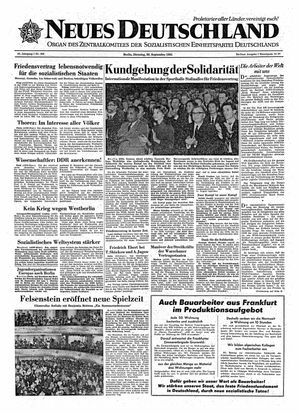 Neues Deutschland Online-Archiv vom 26.09.1961