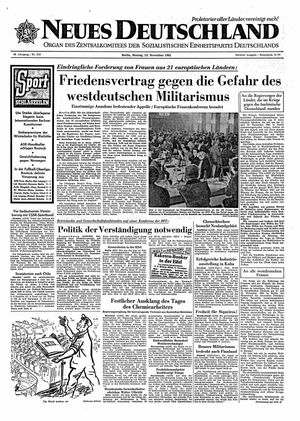 Neues Deutschland Online-Archiv vom 13.11.1961