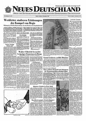 Neues Deutschland Online-Archiv vom 08.12.1961
