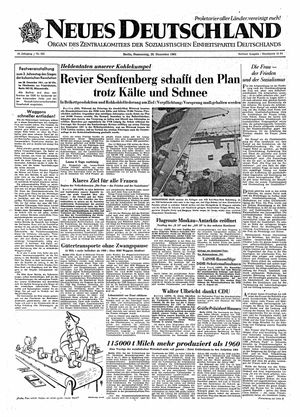 Neues Deutschland Online-Archiv on Dec 28, 1961