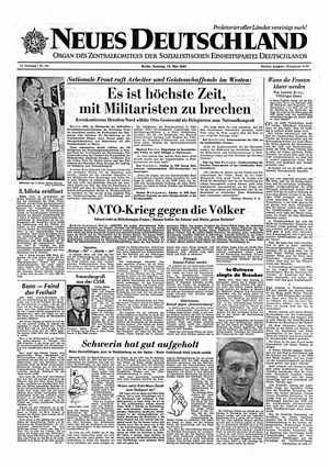 Neues Deutschland Online-Archiv vom 13.05.1962