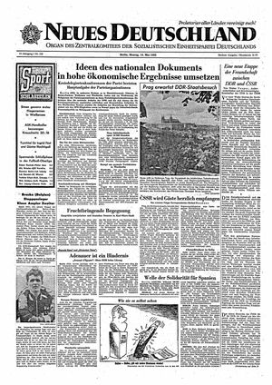 Neues Deutschland Online-Archiv vom 14.05.1962