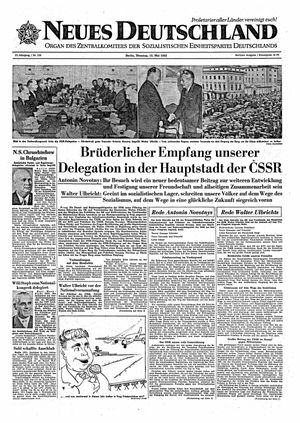 Neues Deutschland Online-Archiv vom 15.05.1962