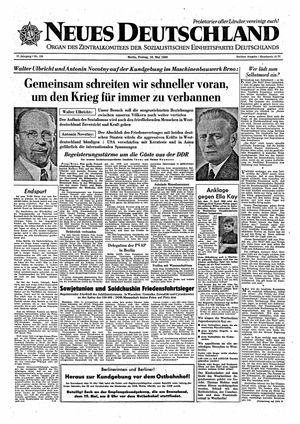 Neues Deutschland Online-Archiv vom 18.05.1962
