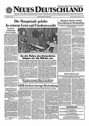 Neues Deutschland Online-Archiv vom 26.05.1962