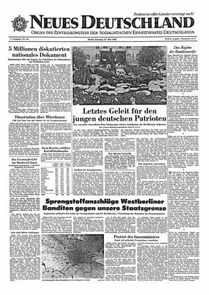 Neues Deutschland Online-Archiv vom 27.05.1962