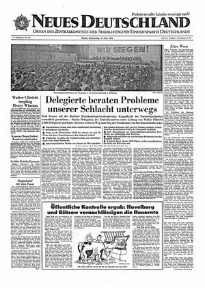 Neues Deutschland Online-Archiv vom 14.06.1962
