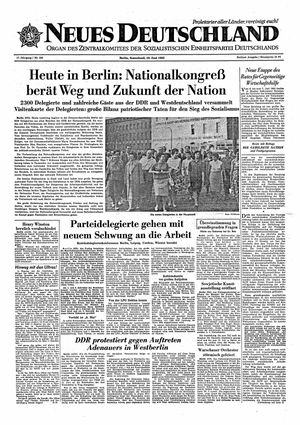 Neues Deutschland Online-Archiv vom 16.06.1962