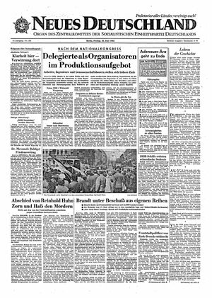 Neues Deutschland Online-Archiv vom 22.06.1962