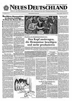 Neues Deutschland Online-Archiv vom 24.06.1962