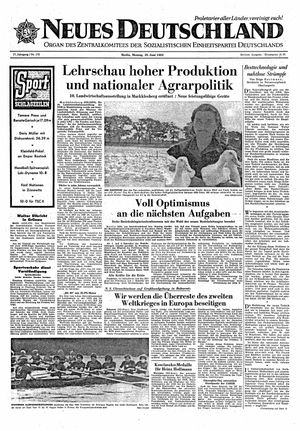 Neues Deutschland Online-Archiv vom 25.06.1962